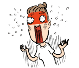 Mary is a northeast girl. sticker #300963