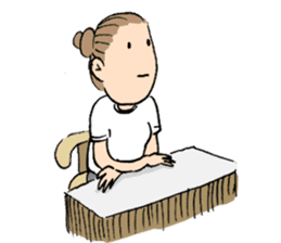 Mary is a northeast girl. sticker #300967