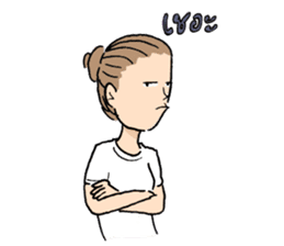 Mary is a northeast girl. sticker #300980