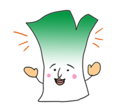 The Scallion ! ( Negi Man) sticker #301866