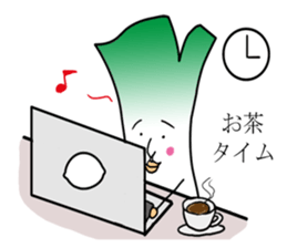 The Scallion ! ( Negi Man) sticker #301892