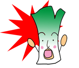 The Scallion ! ( Negi Man) sticker #301899