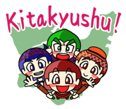 Kitakyukko! English1 sticker #302304