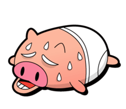 Pp Bear and Pants Pig sticker #302750