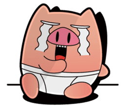 Pp Bear and Pants Pig sticker #302760