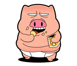 Pp Bear and Pants Pig sticker #302761
