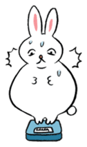 A little fatty-rabbit sticker #302844