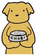 Chobi the GoldenRetriever sticker #303111