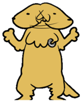 Chobi the GoldenRetriever sticker #303125