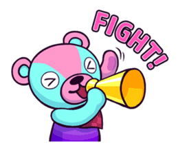 "Cyareguma", the cool style bear sticker #303586