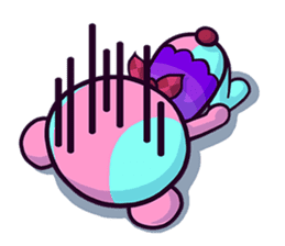 "Cyareguma", the cool style bear sticker #303587