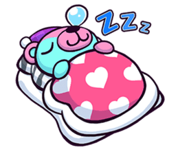 "Cyareguma", the cool style bear sticker #303592