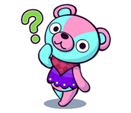 "Cyareguma", the cool style bear sticker #303597
