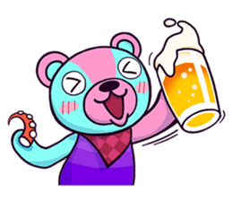 "Cyareguma", the cool style bear sticker #303603