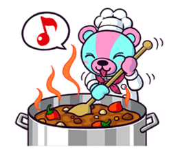 "Cyareguma", the cool style bear sticker #303618