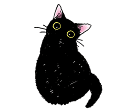 Black & White CATS sticker #303755