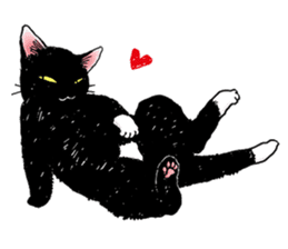 Black & White CATS sticker #303756