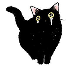 Black & White CATS sticker #303780
