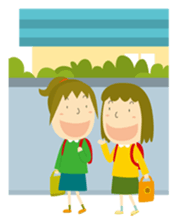 Schoolchildren's life sticker #304845