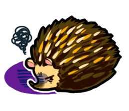 Animal fluffy sticker #305278