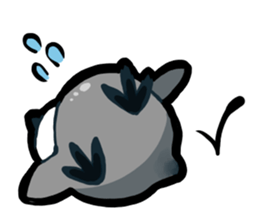 Animal fluffy sticker #305283