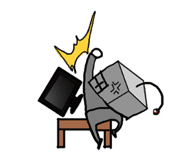 Qube : The businessman sticker #305309