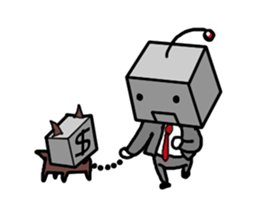 Qube : The businessman sticker #305317