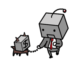 Qube : The businessman sticker #305317