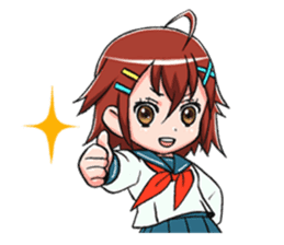 Schoolgirl X child (Ekusuko) sticker #305465