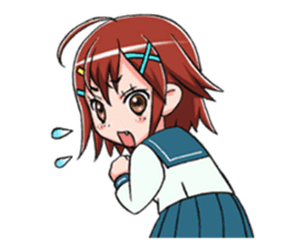 Schoolgirl X child (Ekusuko) sticker #305466