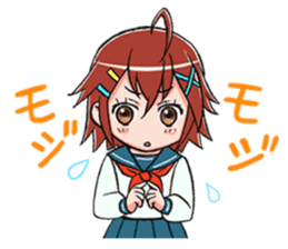 Schoolgirl X child (Ekusuko) sticker #305467