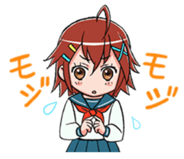 Schoolgirl X child (Ekusuko) sticker #305467