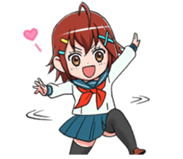 Schoolgirl X child (Ekusuko) sticker #305474