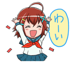 Schoolgirl X child (Ekusuko) sticker #305481