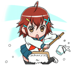 Schoolgirl X child (Ekusuko) sticker #305490