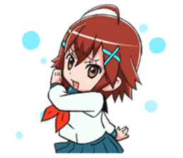 Schoolgirl X child (Ekusuko) sticker #305491