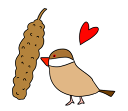 The Java sparrow! sticker #305751