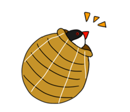 The Java sparrow! sticker #305784
