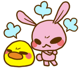 UsaHiyo and mofumofusan sticker #305805