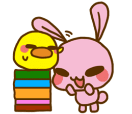 UsaHiyo and mofumofusan sticker #305808