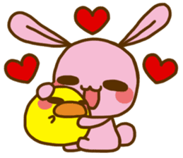 UsaHiyo and mofumofusan sticker #305809