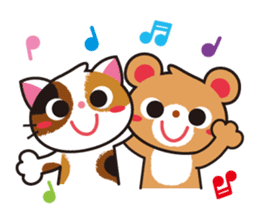 Colorful and cute animals sticker #305998