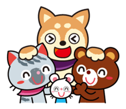 Colorful and cute animals sticker #306009