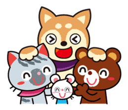 Colorful and cute animals sticker #306009