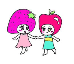 fruit party!! sticker #306409