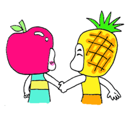 fruit party!! sticker #306420
