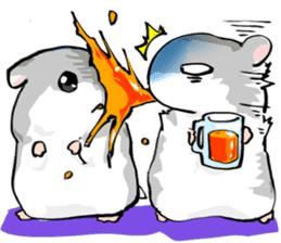 Lovely hamster SHISHAMO sticker #306794