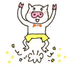 a little pig named "BiBiBu" sticker #306831