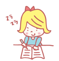 Girl & Chick sticker #307006