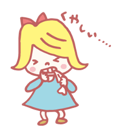 Girl & Chick sticker #307010